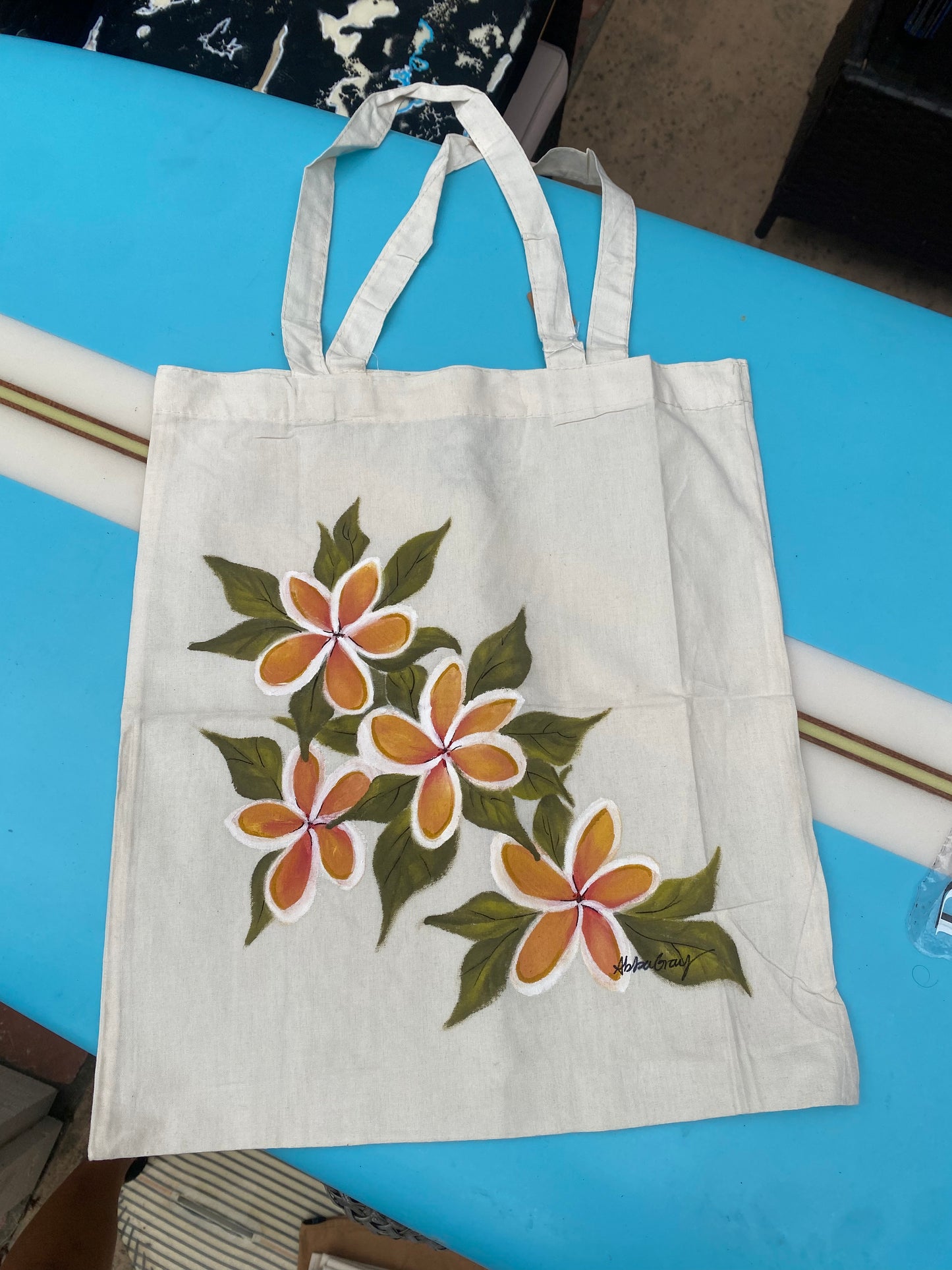 Plumeria Tote