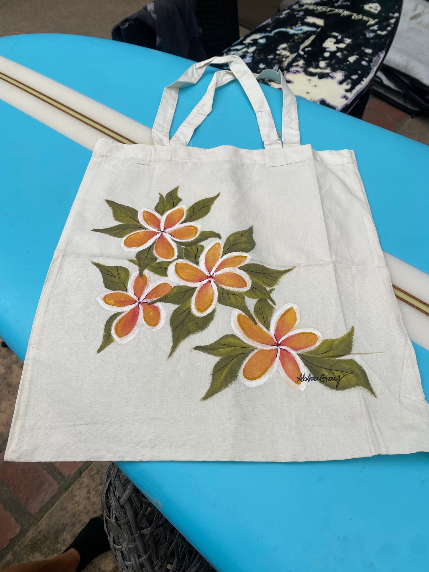 Plumeria Tote