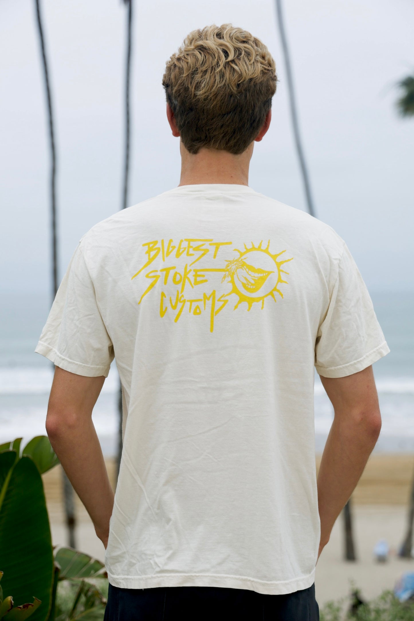 Yellow BSC Script Tee